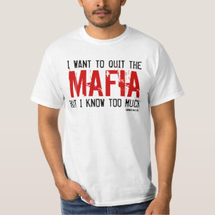 Mafia en Facebook Addicts Shirten T-shirt