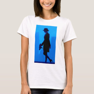 Mafia fille T-shirt fedora