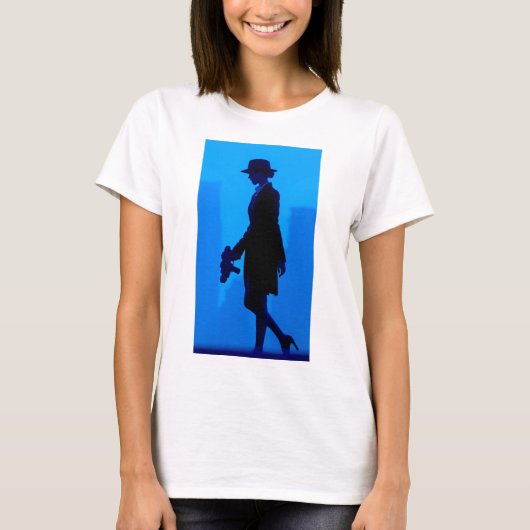 Mafia fille T-shirt fedora (Devant)
