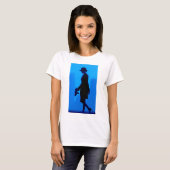 Mafia fille T-shirt fedora (Devant entier)
