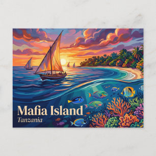 Mafia Island Marine Park Tanzania Briefkaart