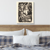 Mafia Misdaad Grote Baas Canvas Print (Insitu (Slaapkamer))