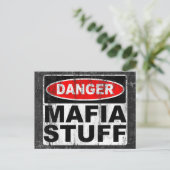 Mafia Stuff Briefkaart (Staand voorkant)