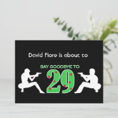 Mafia Style 30th Birthday Celebration Kaart (Staand voorkant)