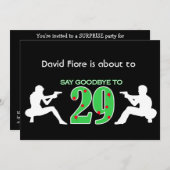 Mafia Style 30th Birthday Celebration Kaart (Voorkant / Achterkant)