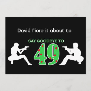 Mafia Style 50th Birthday Celebration Kaart