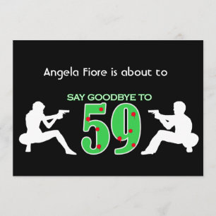 Mafia Style 60th Birthday Celebration Kaart