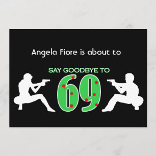 Mafia Style 70th Birthday Celebration Kaart