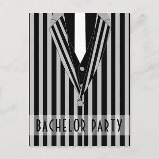 Mafia Suit Bachelor Party Invitation Uitnodiging Briefkaart