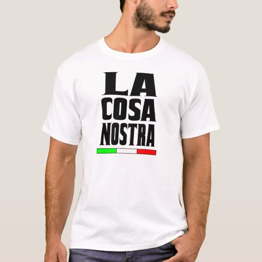 Mafia - T-shirts de nostra de cosa de La (Devant)