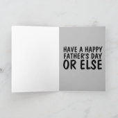 MAFIA VADERDAG GRAPPIGE GANGSTER KAART (Binnen)