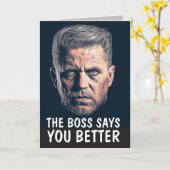 MAFIA VADERDAG GRAPPIGE GANGSTER KAART (Gele Bloem)