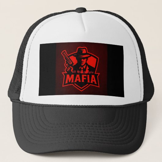 mafialogo trucker pet (Voorkant)