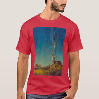 mafield parrish art nouveau retro t-shirt