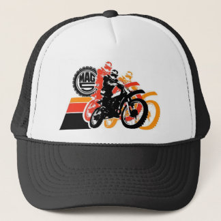 Mag 5 - geel, Oranje, zwarte aanval Trucker Pet