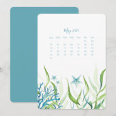 Mag alleen een kalender onder het Zee staan Menu (Voorkant / Achterkant)