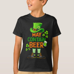 Mag bier bevatten grapje St. Patrick-dag humor  T-shirt
