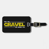 Mag de grind onder je liggen? bagagelabel (Voorkant horizontaal)