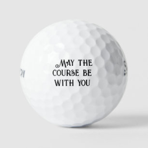 ***MAG DE KOERS BIJ U ZIJN** FUNNY GOLF BALL GOLFBALLEN