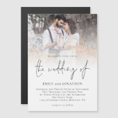 Mag de Moderne Uitnodiging van de Bouw van de Foto (Voorkant / Achterkant)