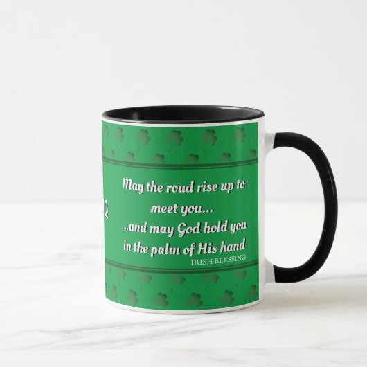 MAG DE WEG Iers Blessing Monogram OPHOGEN Mok (Rechts)