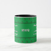 MAG DE WEG Iers Blessing Monogram OPHOGEN Mok (Midden)