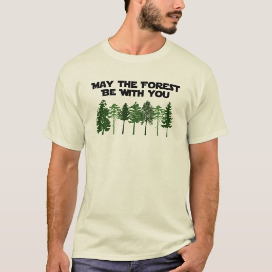 Mag het bos bij jou zijn? t-shirt (Voorkant)