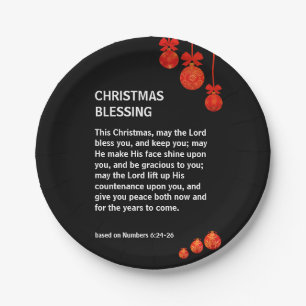 MAG HET LORD BLESS DAT JE 6 kerst telt Papieren Bordje