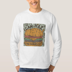 "Mag ik cheeseburger?" T-shirt ontwerp