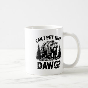 Mag ik die hond aaien Funny Dawg Beer Meme Camping Koffiemok
