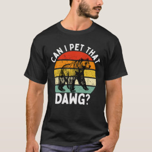 Mag ik die hondenmeme, grappig Beer citaat T-shirt