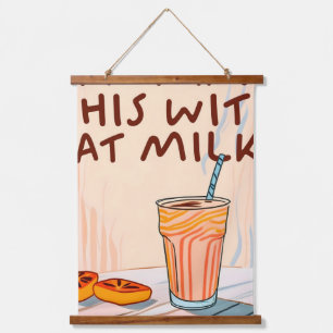 Mag ik dit met havermout? hangend wandkleed