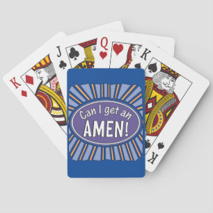 Mag ik een AMEN? Pokerkaarten