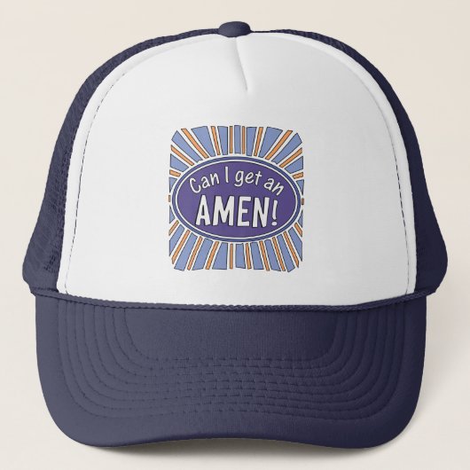 Mag ik een AMEN? Trucker Pet (Voorkant)