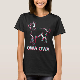 Mag ik een Owa Owa Chihuahua Social Media Cute D T-shirt