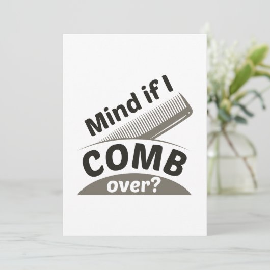 Mag ik even langskomen? bedankkaart (Staand voorkant)