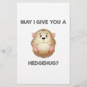 Mag ik je een Hedgehug geven? Briefpapier
