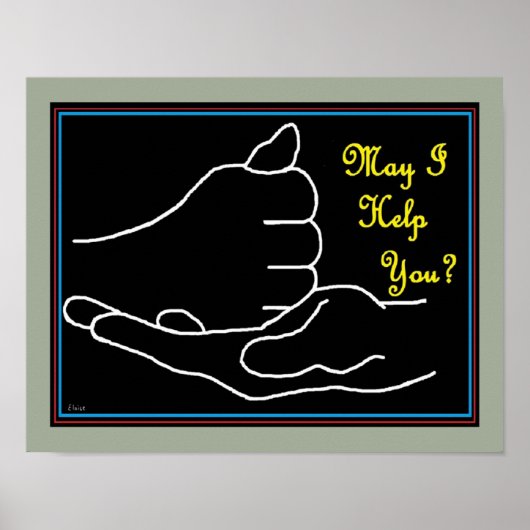 Mag ik je helpen? poster (Voorkant)