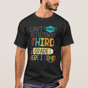 Mag ik m'n opwinding derde klasse hier niet masker t-shirt