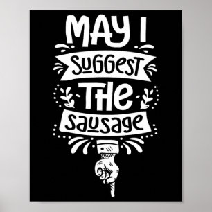 Mag ik The Sausage Bbq Fan Sausage Lover 1 voorste Poster