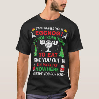 Mag ik uw Eggnog kerstvakantie citaat hervullen? T-shirt