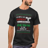 Mag ik uw Eggnog kerstvakantie citaat hervullen? T-shirt (Voorkant)