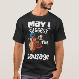 Mag ik voorstellen dat de vrouwen die de worst ete t-shirt