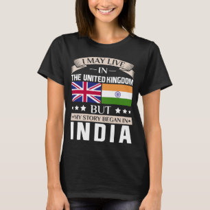 Mag in het Britse verhaal van start gaan in India T-shirt
