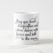 Mag je dansen met feeën Irish Blessing? Jumbo Mok (Voorkant)