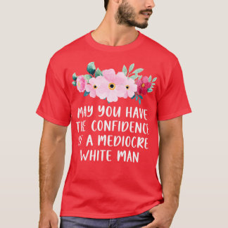 Mag je het vertrouwen hebben van een middelwitte m t-shirt