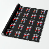 Mag-nerd Grappig Nerd Magneet Pun Dark BG Cadeaupapier (Uitgerold)