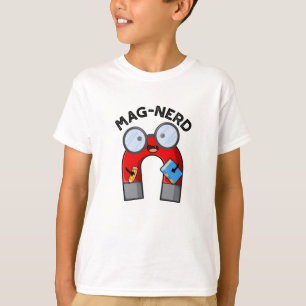 Mag-nerd Grappig Nerd Magnet Pun T-shirt