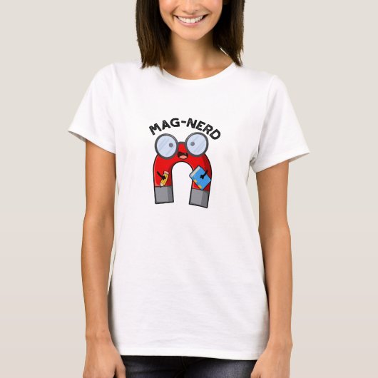 Mag-nerd Grappig Nerd Magnet Pun T-shirt (Voorkant)