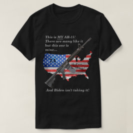 Mag niet in strijd zijn met de Amerikaanse vlag Mi T-shirt